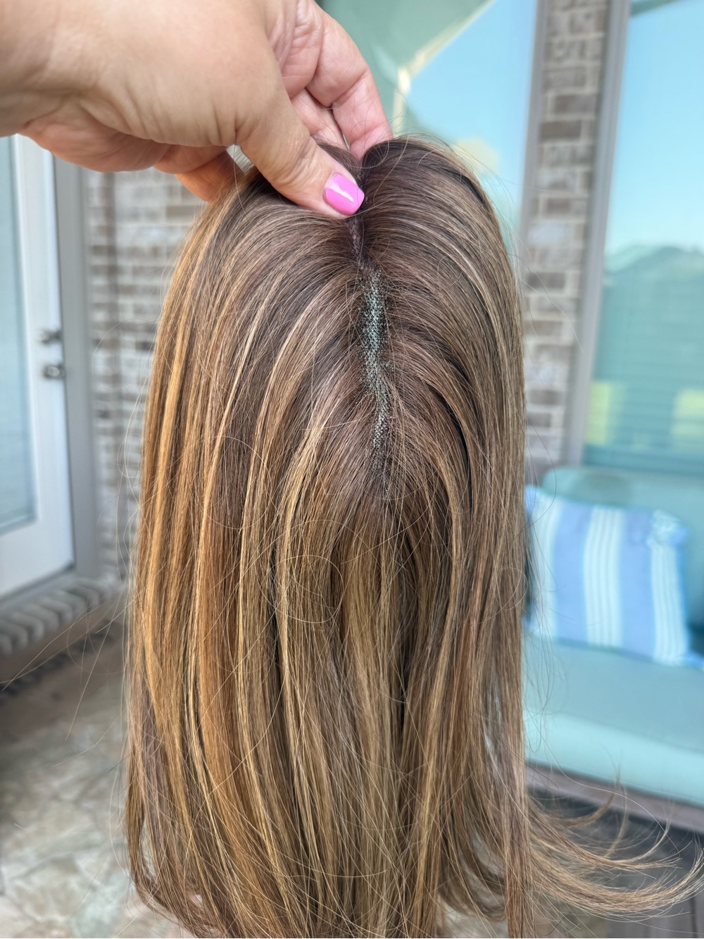 Top Secret Blonde and Brown Hair topper - Picture 11 of 15